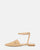 SWAMI - sandali bassi beige con decorazione